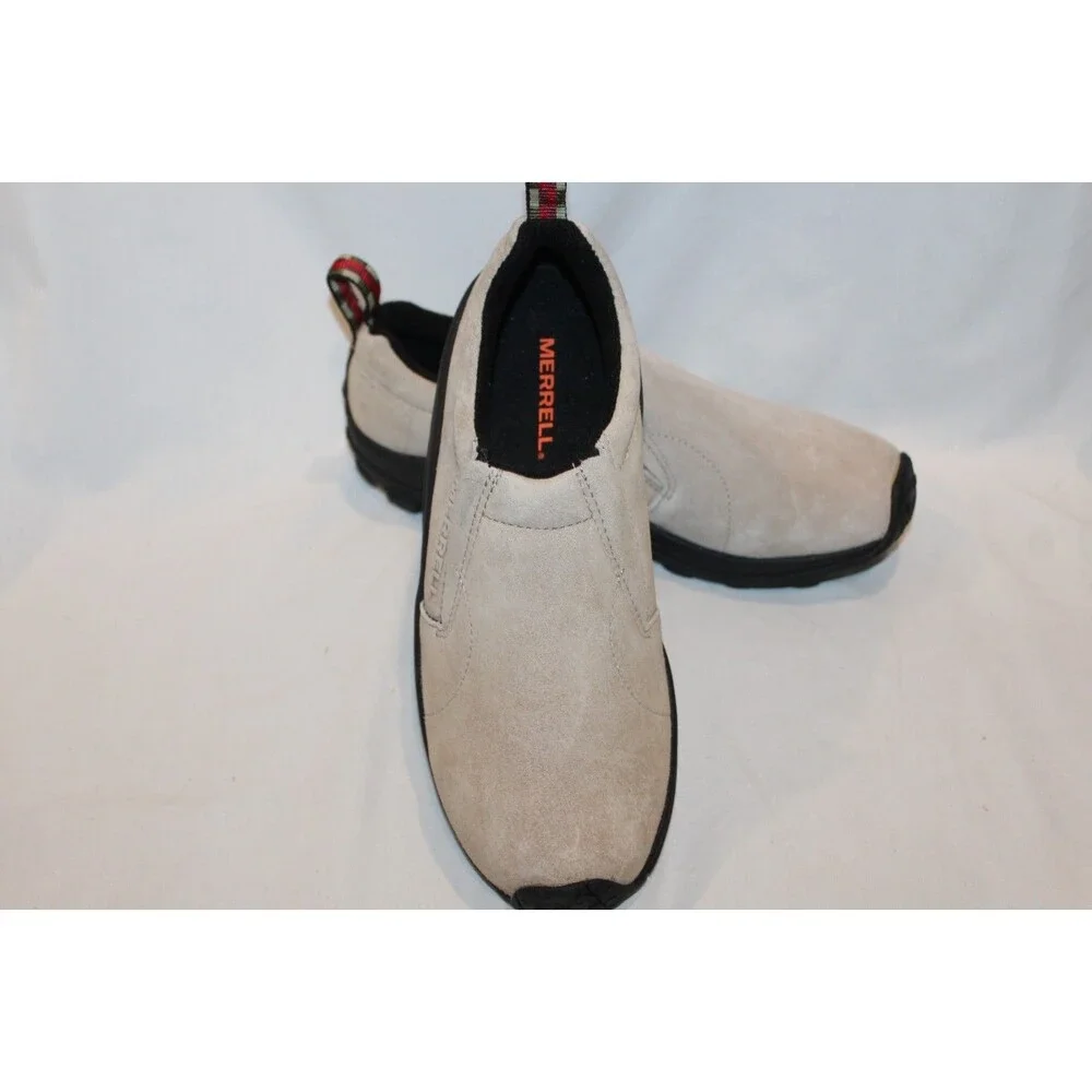 Merrell Jungle Moc Men's SZ 8 Taupe Beige Loafer Shoes Suede NWOB